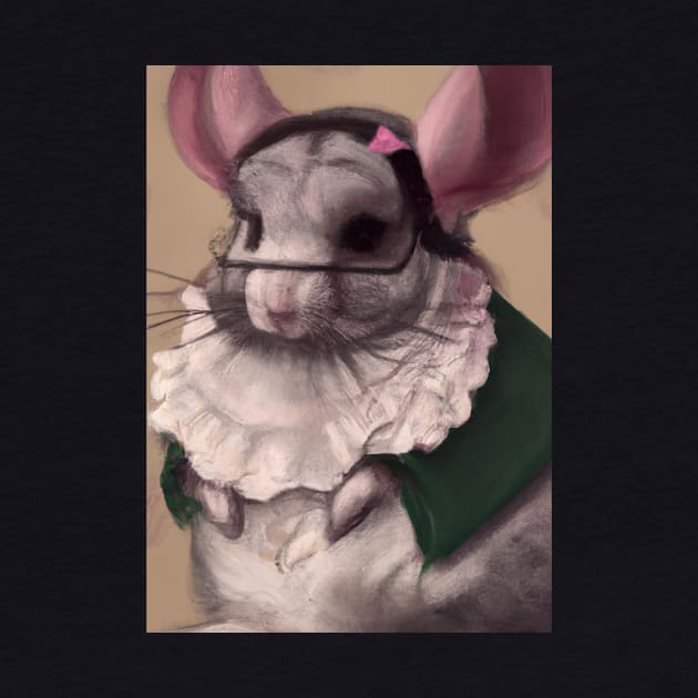 Librarian Chinchilla by maxcode